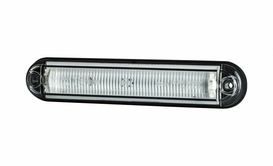 Оптичен LED габарит БЯЛ, с 2 диода,12/24v, Полша