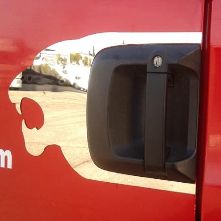 Декорация за дръжки на врата за MAN TGX/TGA/TGS, огледална неръждавейка