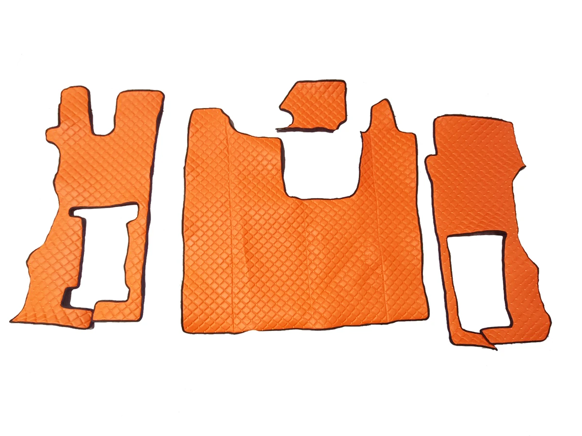 Кожени стелки за SCANIA R SUSPENSION PASSENGER SEAT (prod. 9.2016-),оранжево