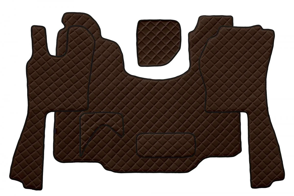 Кожени стелки за SCANIA G (2005-2016) automat,кафяво