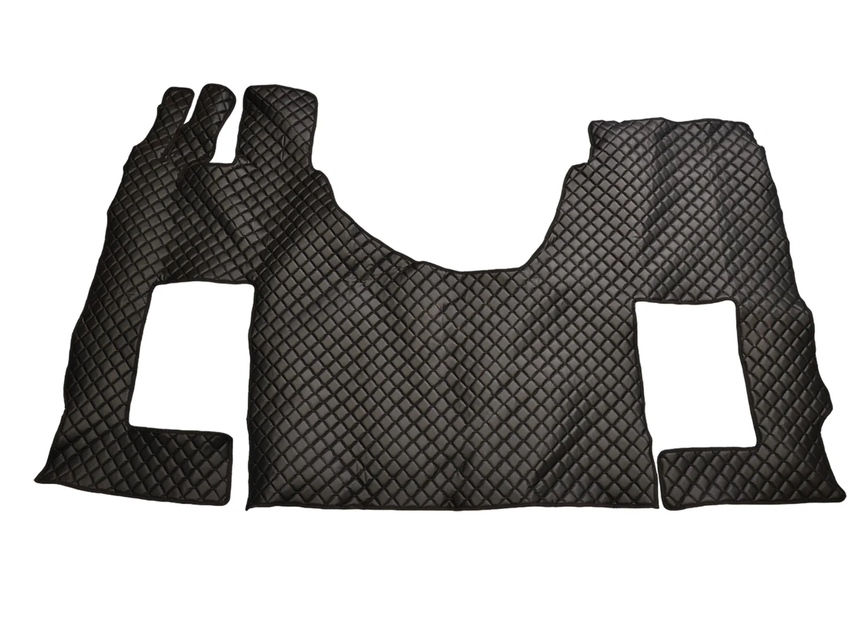 Кожени стелки за Mercedes Actros Giga Space MP4/MP5 с пневматични седалки, черни