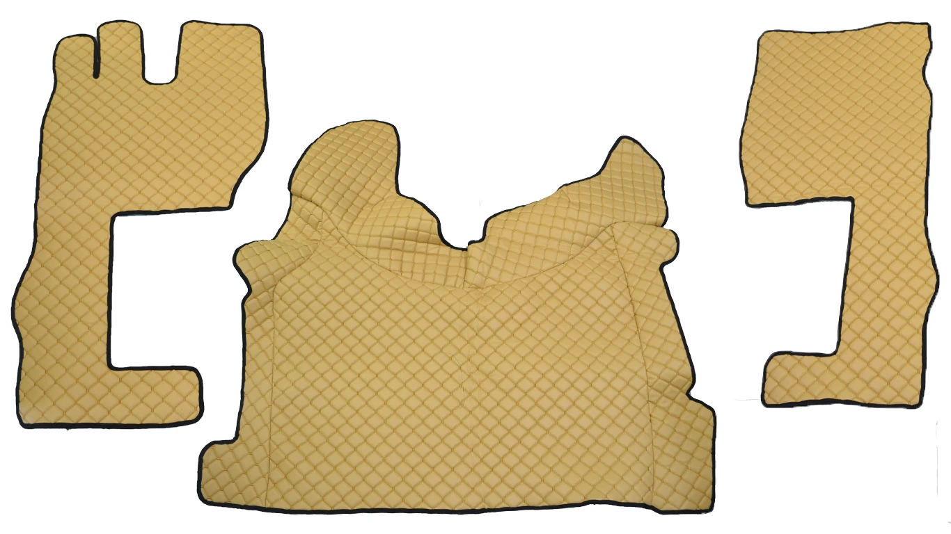 ЖЪЛТИ кожени стелки за Volvo FH 2021+