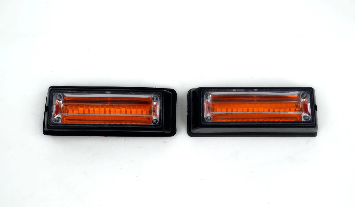 Блиц габарит за Пътна помощ, оранжев, 125mm