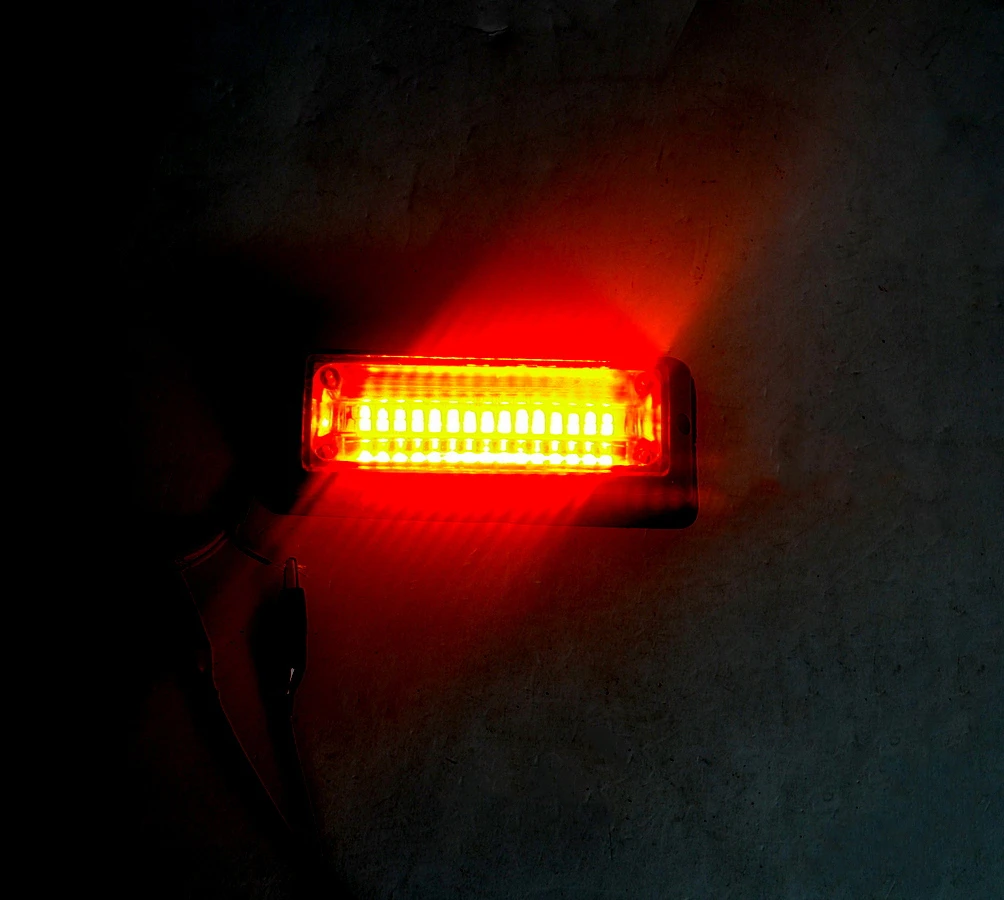 Блиц габарит за Пътна помощ, оранжев, 125mm