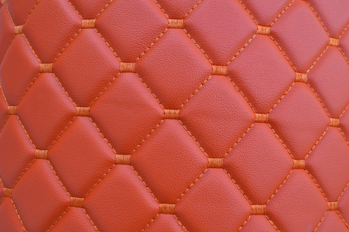 Кожени стелки за SCANIA R SUSPENSION PASSENGER SEAT (prod. 9.2016-),оранжево