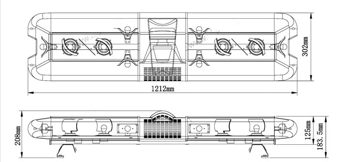 Маяк голям 2013 двоен, 110см, 24V