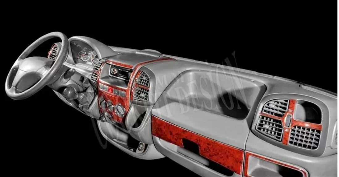Силиконов стикер Махагон за Fiat Ducato/Citroen Jumper/Peugeot Boxer 2002-2006, 12 части Силиконов стикер Махагон за Fiat Ducato/Citroen Jumper/Peugeot Boxer 2002-2006,12 части