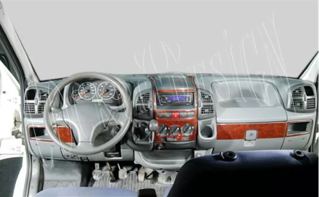 Силиконов стикер Махагон за Fiat Ducato/Citroen Jumper/Peugeot Boxer 2002-2006,12 части