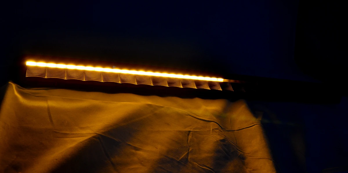 Мултифункционален -LED бар 84см с оранжева блиц светлина, 5 функции, E маркировка