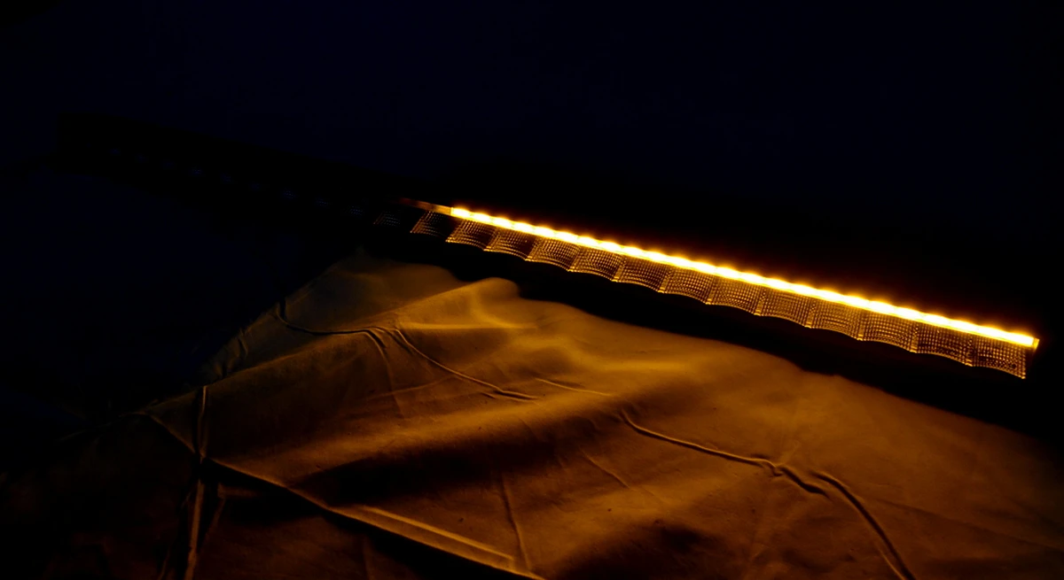 Мултифункционален -LED бар 84см с оранжева блиц светлина, 5 функции, E маркировка