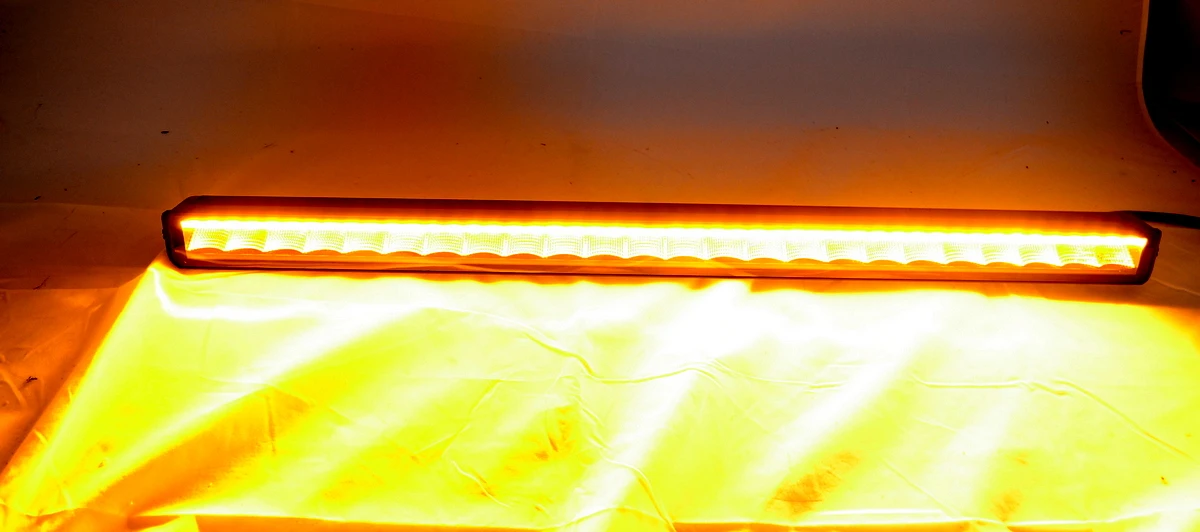 Мултифункционален -LED бар 84см с оранжева блиц светлина, 5 функции, E маркировка