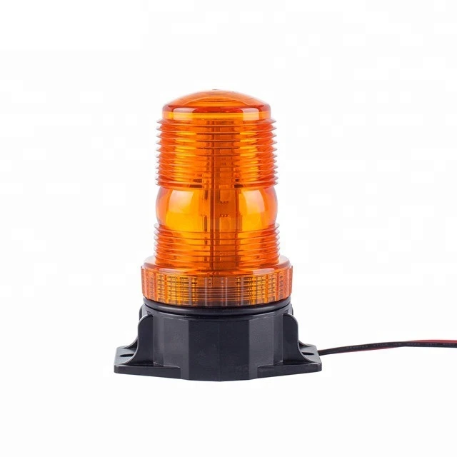 Flash LED маяк 12V/24V, жълт, 30 диода