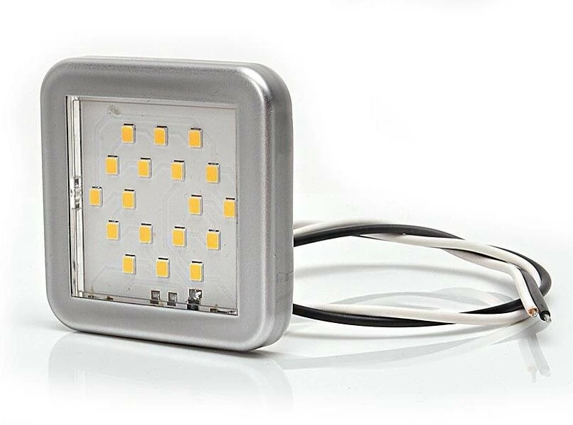 Малък бял LED НЕОН плафон, квадрат, 24V Малък бял LED НЕОН плафон, квадрат, 24V