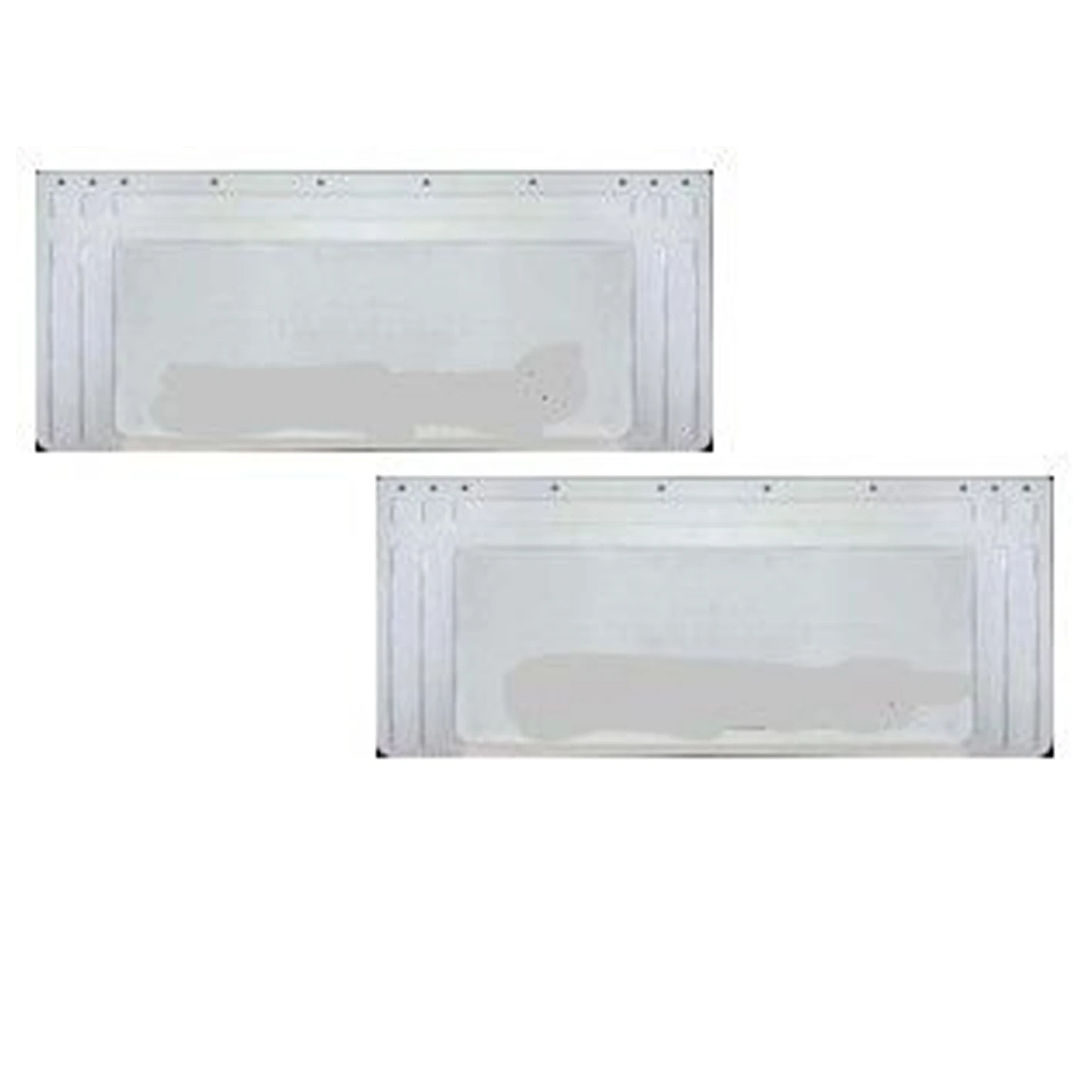 Бели релефни калобрани 40×60 см за Scania