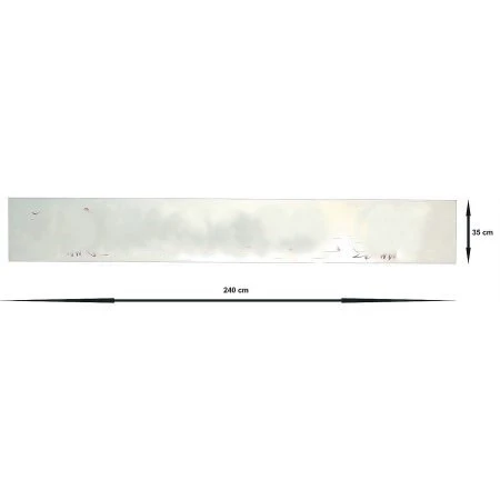 Дълъг бял калобран за Scania, 35 х 240 см - с грифини