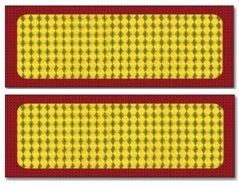 Стикери, призматик за ремарке от 2 броя, 47 x 20 cm.