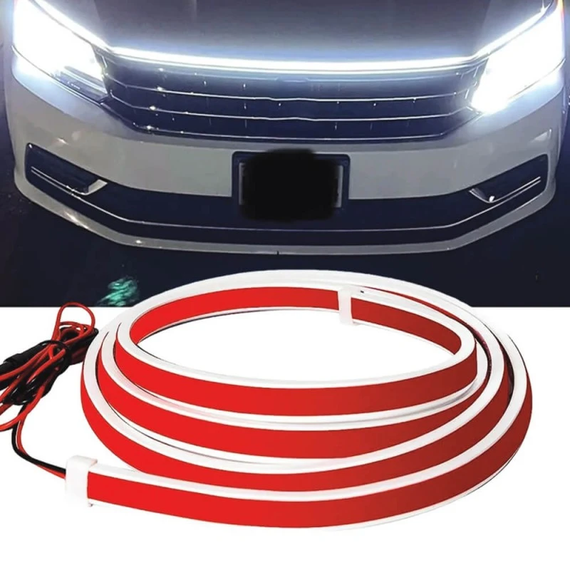 Универсална LED лента за преден капак 150cm. Бяла