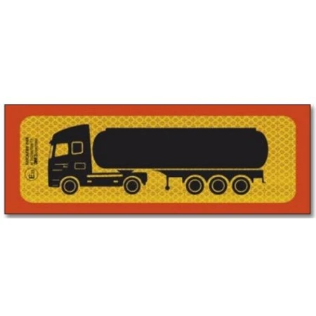 Стикер Влекач с Полуремарке цистерна - 3M ( 50 Χ 20 cm)