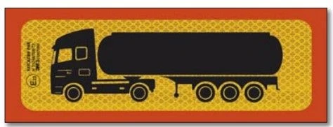 Стикер Влекач с Полуремарке цистерна - 3M ( 50 Χ 20 cm)