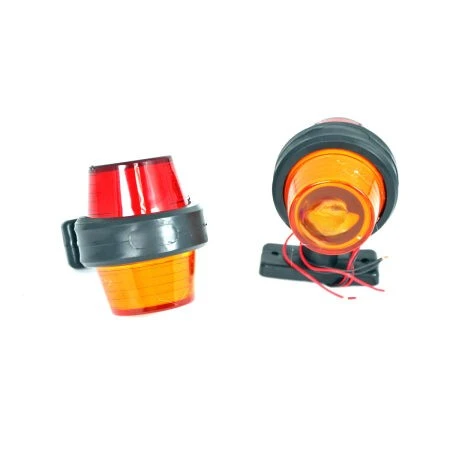 Maxi NEON габарит, късо рогче - червено/жълто, с лого