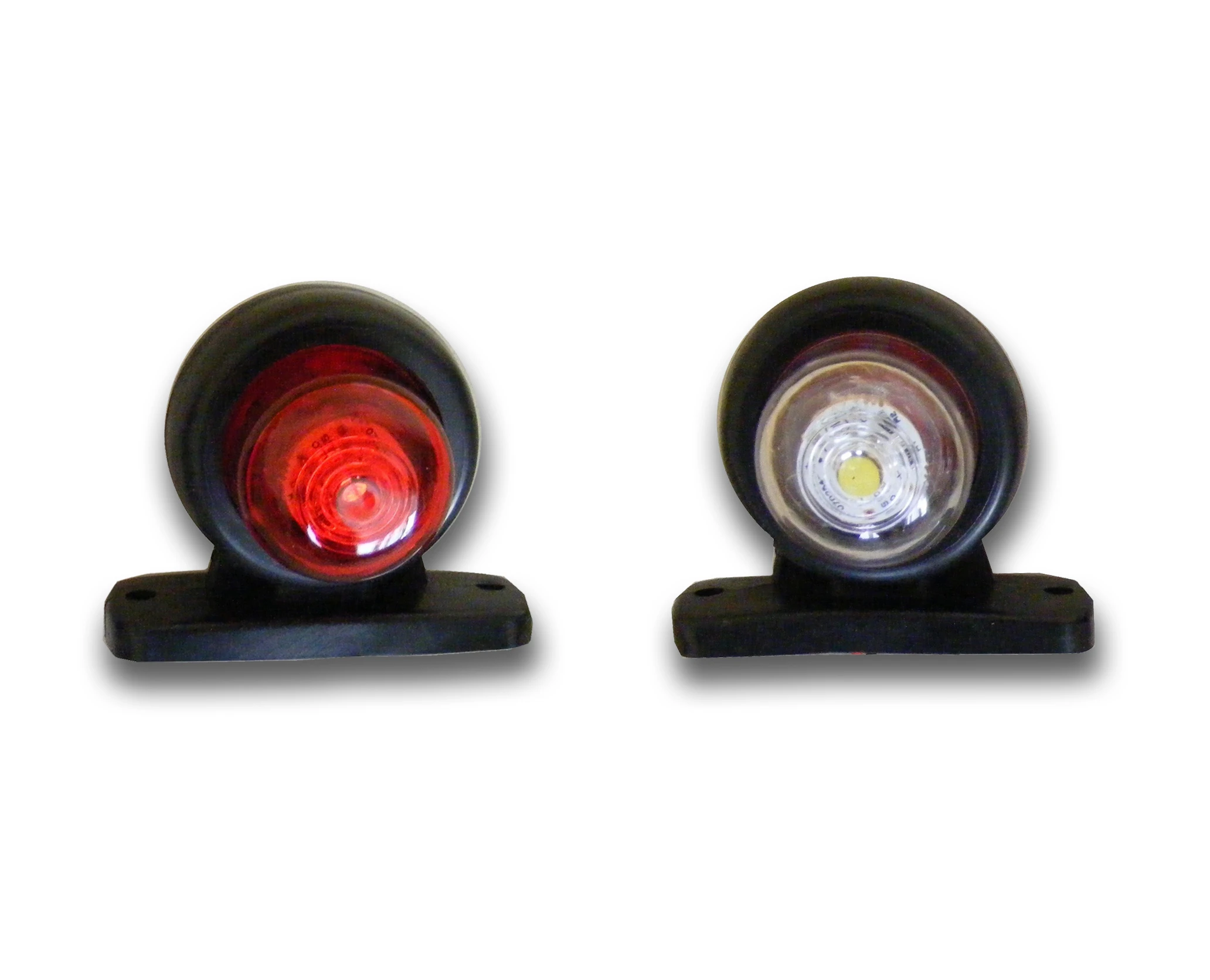 Тройно дълго LED рогче, 12/24V червено/бяло/жълто, 14cm