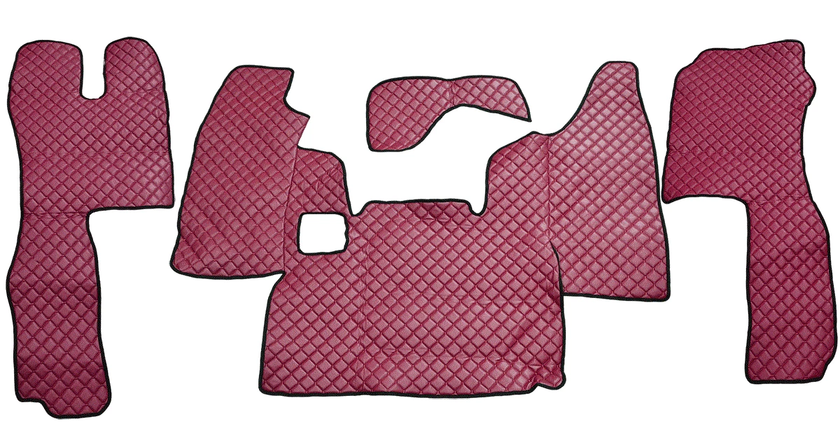 Кожени стелки за Scania L, бордо