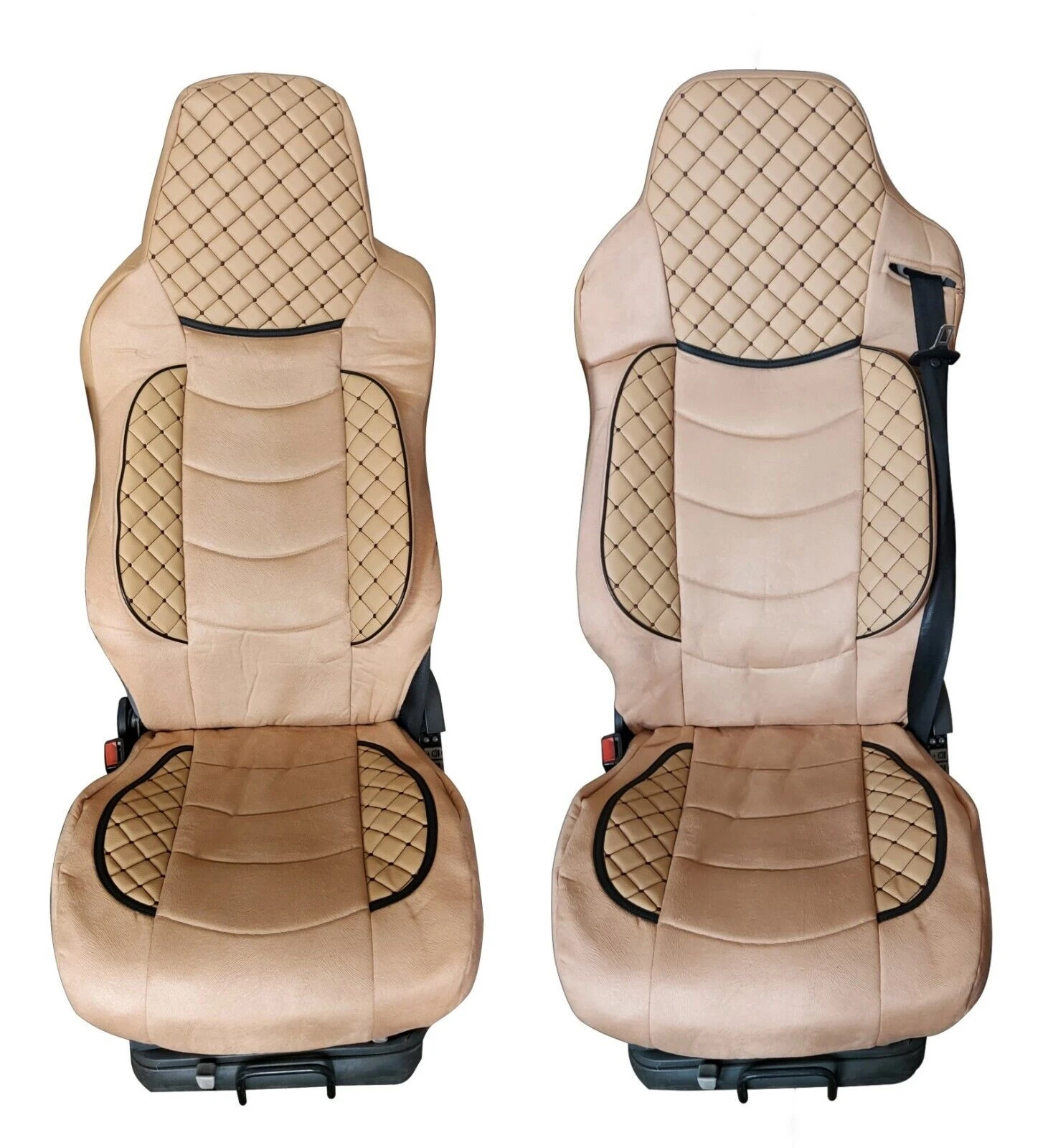 Калъфи за седалки за Scania S/R 2017+, бежови index (2)