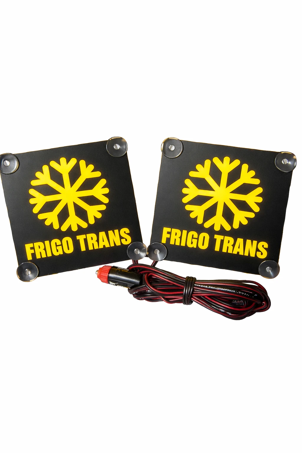 Черни вътрешни табели за предно стъкло "Frigo Trans" - жълта светлина, 24V index (5)