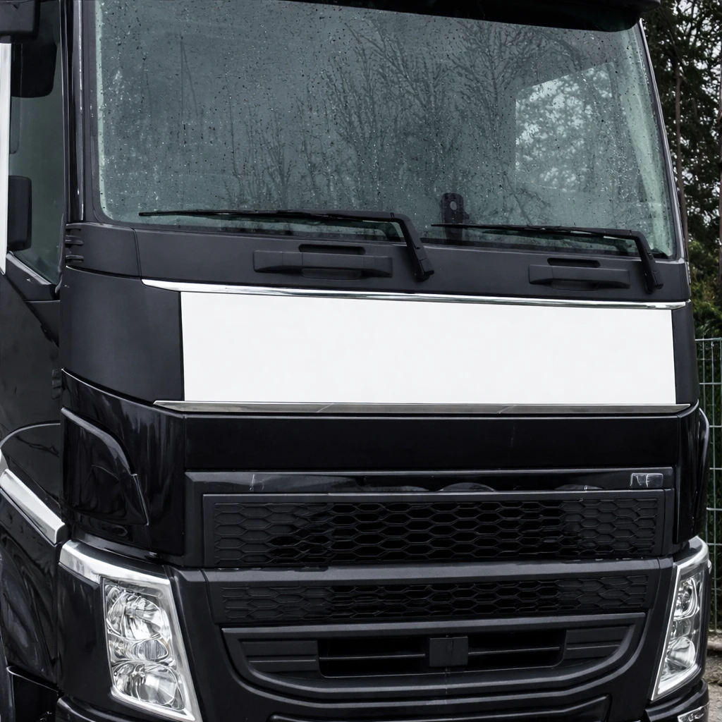 Пластмасова декорация за под чистачки зa Volvo FH4/FH5, бяла index (6)