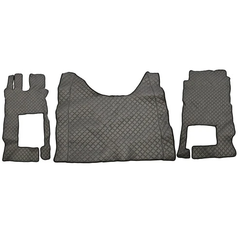 Тъмно сиви кожени стелки за Mercedes Actros F 2021+