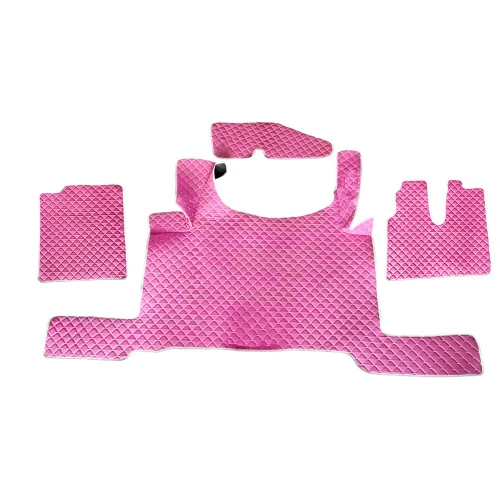 Розови кожени стелки за MAN TGX 2021+, без ADR спирачка